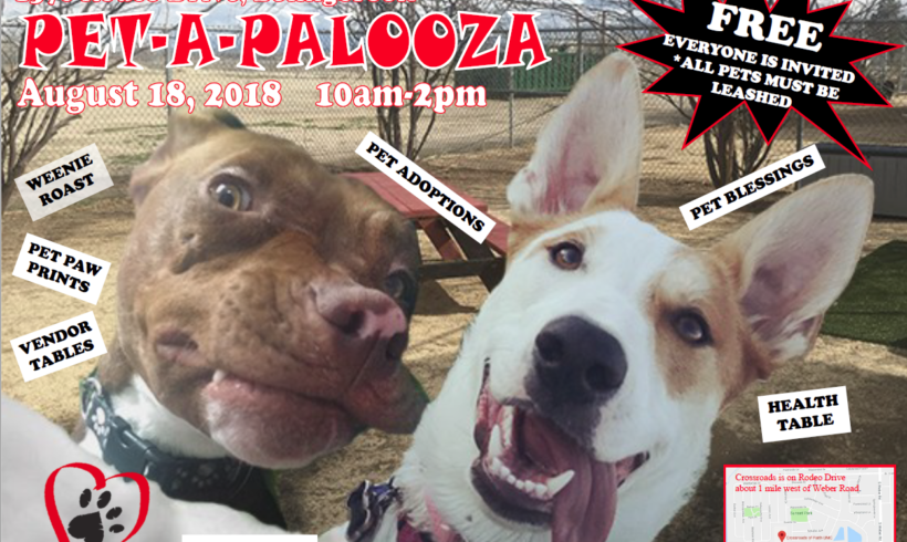Reminder: HHAS at Pet-A-Palooza this Saturday, August 18th!
